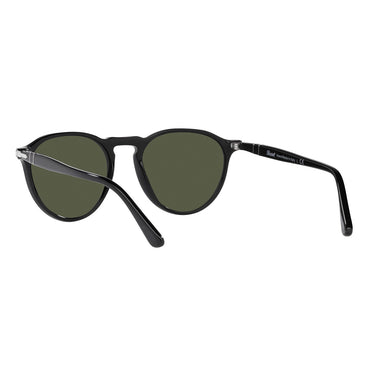 Persol Okulary Przeciwsłoneczne PO3286S 95/31 Czarny/Zielony Unisex 4