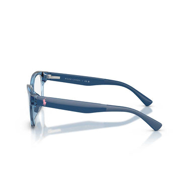 Polo Ralph Lauren Occhiali da Vista PP8553U 6368 Blu Lucido Trasparente/Trasparente Bambini 3