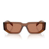 Prada Gafas de Sol PR09ZS 20H90Q Marrón Oscuro Transparente Marrón Unisex