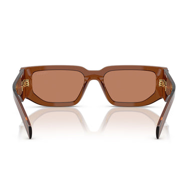 Prada Okulary Przeciwsłoneczne PR09ZS 20H90Q Ciemnobrązowy Przezroczysty Brązowy Unisex 4
