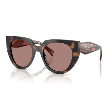 Prada Okulary Przeciwsłoneczne PR14WS 23A60B Malva Tartarugato Marrone Chiaro Donna 2