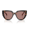 Prada Sonnenbrille PR14WS 23A60B Malva Schildpatt Hellbraun Damen