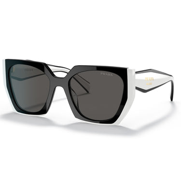 Prada Lunettes de Soleil PR15WS 09Q5S0 Noir-Gris Foncé Unisexe 1
