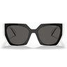 Prada Lunettes de Soleil PR15WS 09Q5S0 Noir-Gris Foncé Unisexe