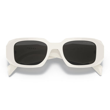Prada Lunettes de Soleil PR17WS 1425S0 Blanc-Gris Foncé Unisexe 4