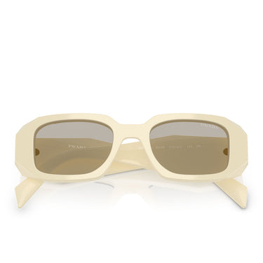 Prada Okulary Przeciwsłoneczne PR17WS 21D5J2 Biały/Jasny Brąz Unisex 5