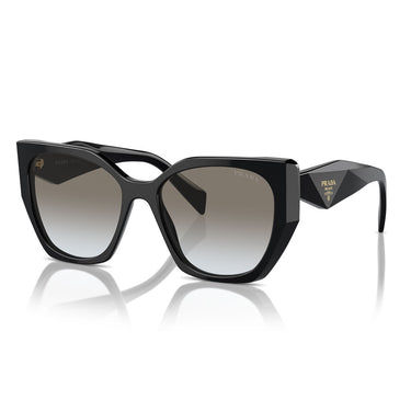 Prada Lunettes de Soleil PR19ZS 1AB0A7 Noir/Gris Foncé Femme 2