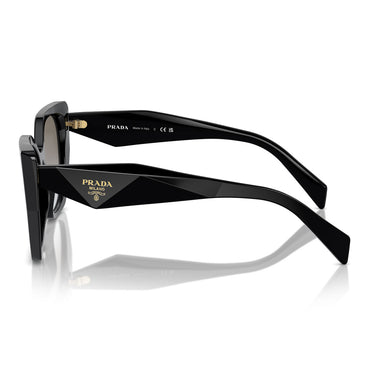 Prada Lunettes de Soleil PR19ZS 1AB0A7 Noir/Gris Foncé Femme 3