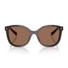 Prada Sunglasses PR22ZS 17N06B Dark Brown Radica Tortoise Women