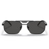 Prada Lunettes de Soleil PR58YS 1AB5S0 Noir-Gris Foncé Unisexe