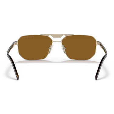 Prada Lunettes de Soleil PR58YS ZVN5Y1 Or-Marron Unisexe Polarisées 3