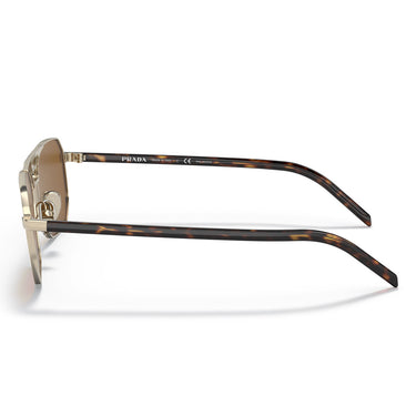 Prada Lunettes de Soleil PR58YS ZVN5Y1 Or-Marron Unisexe Polarisées 2
