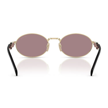Prada Okulary Przeciwsłoneczne PR65ZS ZVN20I Złoto-Fioletowy Damskie 2