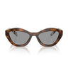 Prada Lunettes de Soleil PRA02S 20D50Q Juniper Tartarugato Gris Unisexe