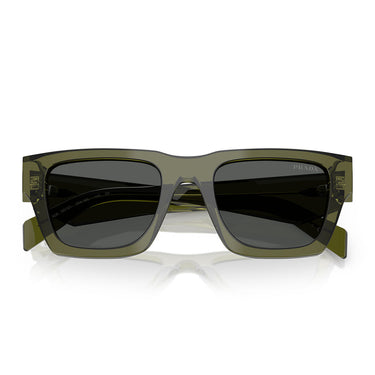 Prada Okulary Przeciwsłoneczne PRA06S 25A40L Zielony Wojskowy Ciemnoszary Unisex 5