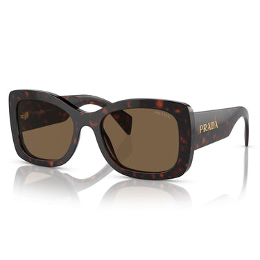 Prada Lunettes de Soleil PRA08S 16N5Y1 Tartarugato-Marron Foncé Unisexe 1