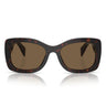 Prada Lunettes de Soleil PRA08S 16N5Y1 Tartarugato-Marron Foncé Unisexe