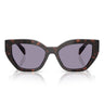 Prada Lunettes de Soleil PRA09S 17N03N Tartarugato-Gris Clair Unisexe