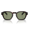 Prada Gafas de Sol PRA16S 17N20G Radica Tortuga/Verde Unisex Polarizadas