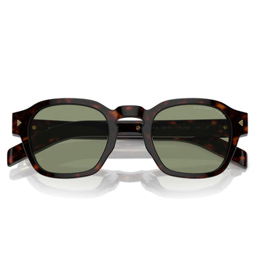 Prada Okulary Przeciwsłoneczne PRA16S 17N20G Radica Tortoise/Verde Unisex Polaryzowane 5