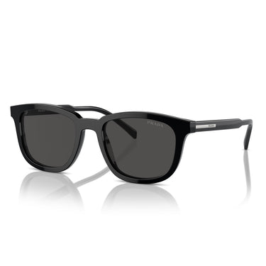 Prada Lunettes de Soleil PRA21S 16K08Z Noir-Gris Foncé Unisexe 1