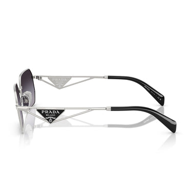 Prada Okulary Przeciwsłoneczne PRA51S 1BC90A Srebrny/Szary Gradient Unisex 3