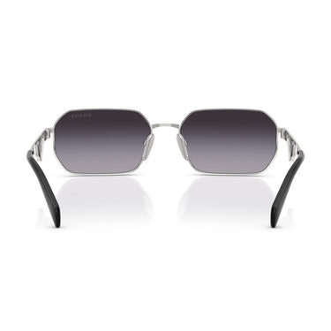 Prada Okulary Przeciwsłoneczne PRA51S 1BC90A Srebrny/Szary Gradient Unisex 4