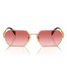 Prada Gafas de Sol PRA51S 5AK40C Oro-Rosso Sfumato Unisex