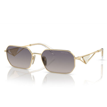 Prada Okulary Przeciwsłoneczne PRA51S ZVN30C Złoto/Niebieski Gradient Unisex 2