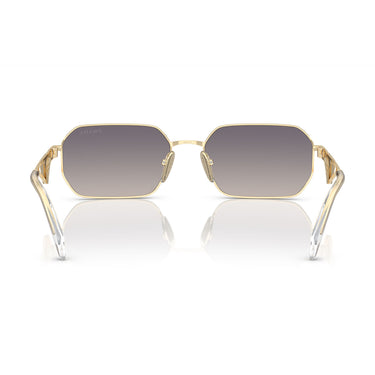 Prada Okulary Przeciwsłoneczne PRA51S ZVN30C Złoto/Niebieski Gradient Unisex 4