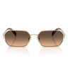 Prada Sunglasses PRA51S ZVN50C Gold-Brown Gradient Unisex