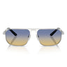 Prada Gafas de Sol PRA53S 27506Z Plata Mate/Amarillo Azul Oscuro Hombre