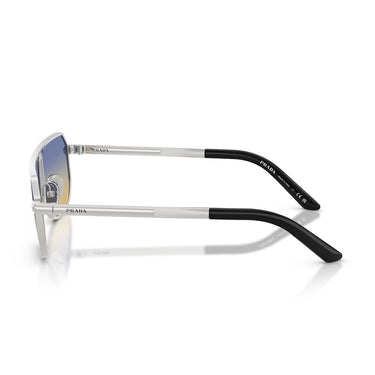 Prada Okulary Przeciwsłoneczne PRA53S 27506Z Srebrny Mat/Żółty Ciemnoniebieski Męskie 3