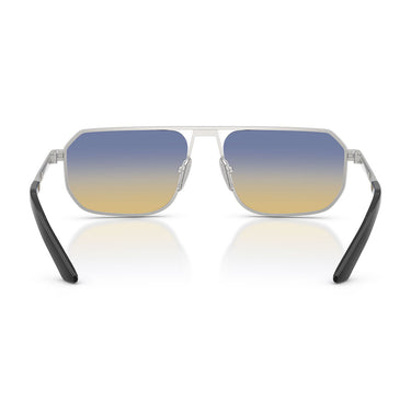 Prada Okulary Przeciwsłoneczne PRA53S 27506Z Srebrny Mat/Żółty Ciemnoniebieski Męskie 4