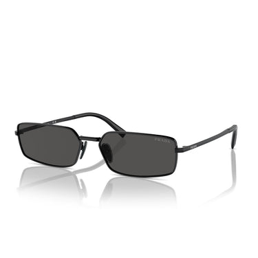 Prada Okulary Przeciwsłoneczne PRA60S 1AB5S0 Czarny/Ciemnoszary Damskie