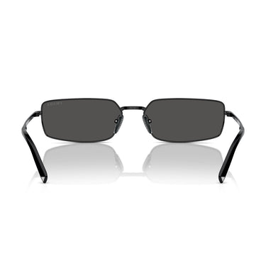 Prada Okulary Przeciwsłoneczne PRA60S 1AB5S0 Czarny/Ciemnoszary Damskie