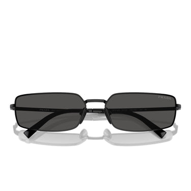 Prada Okulary Przeciwsłoneczne PRA60S 1AB5S0 Czarny/Ciemnoszary Damskie
