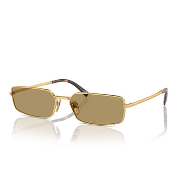 Prada Okulary Przeciwsłoneczne PRA60S 5AK70G Złoto/Oliwkowa Zieleń Damskie