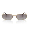 Prada Sunglasses PRA60S ZVN30C Pale Gold/Blue Gradient Silver Mirror Women