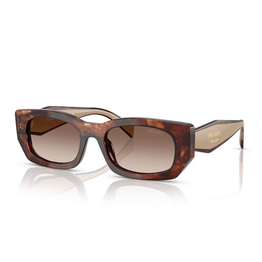Prada Occhiali da Sole PRB05S 00K10S Caramello Tartarugato Marrone Sfumato Donna 2