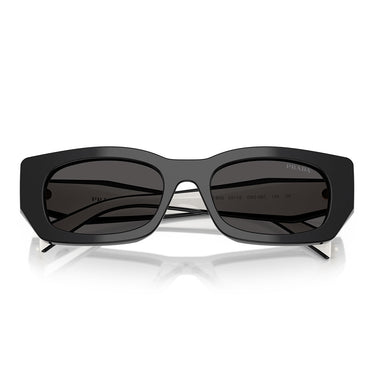 Prada Okulary Przeciwsłoneczne PRB05S 09Q08Z Czarny/Ciemnoszary Damskie 4
