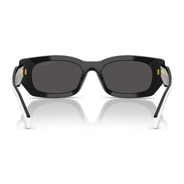 Prada Okulary Przeciwsłoneczne PRB05S 09Q08Z Czarny/Ciemnoszary Damskie 3