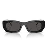 Prada Okulary Przeciwsłoneczne PRB05S 09Q08Z Czarny/Ciemnoszary Damskie