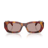Prada Occhiali da Sole PRB05S 22A20I Poppy Tortoise Viola Chiaro Marrone Donna 