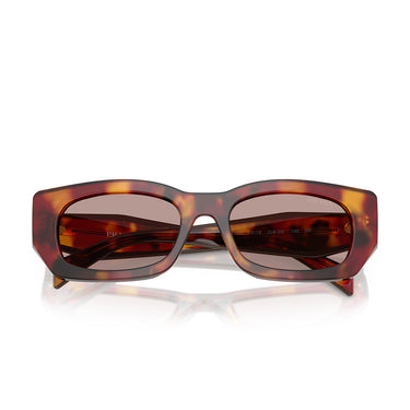 Prada Occhiali da Sole PRB05S 22A20I Poppy Tortoise Viola Chiaro Marrone Donna 5