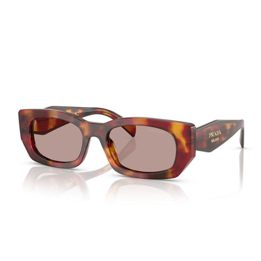 Prada Occhiali da Sole PRB05S 22A20I Poppy Tortoise Viola Chiaro Marrone Donna 2