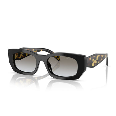 Prada Lunettes de Soleil PRB05S 3890A7 Noir/Gris Femme