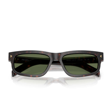 Prada Lunettes de Soleil PRB11S 17N20G Marron/Vert Unisexe Polarisées