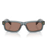 Prada Lunettes de Soleil PRB11S 17T05D Océan Transparent/Marron Miroir Unisexe