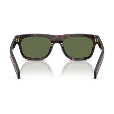 Prada Lunettes de Soleil PRB12S 17N20G Havana/Vert Unisexe Polarisées
